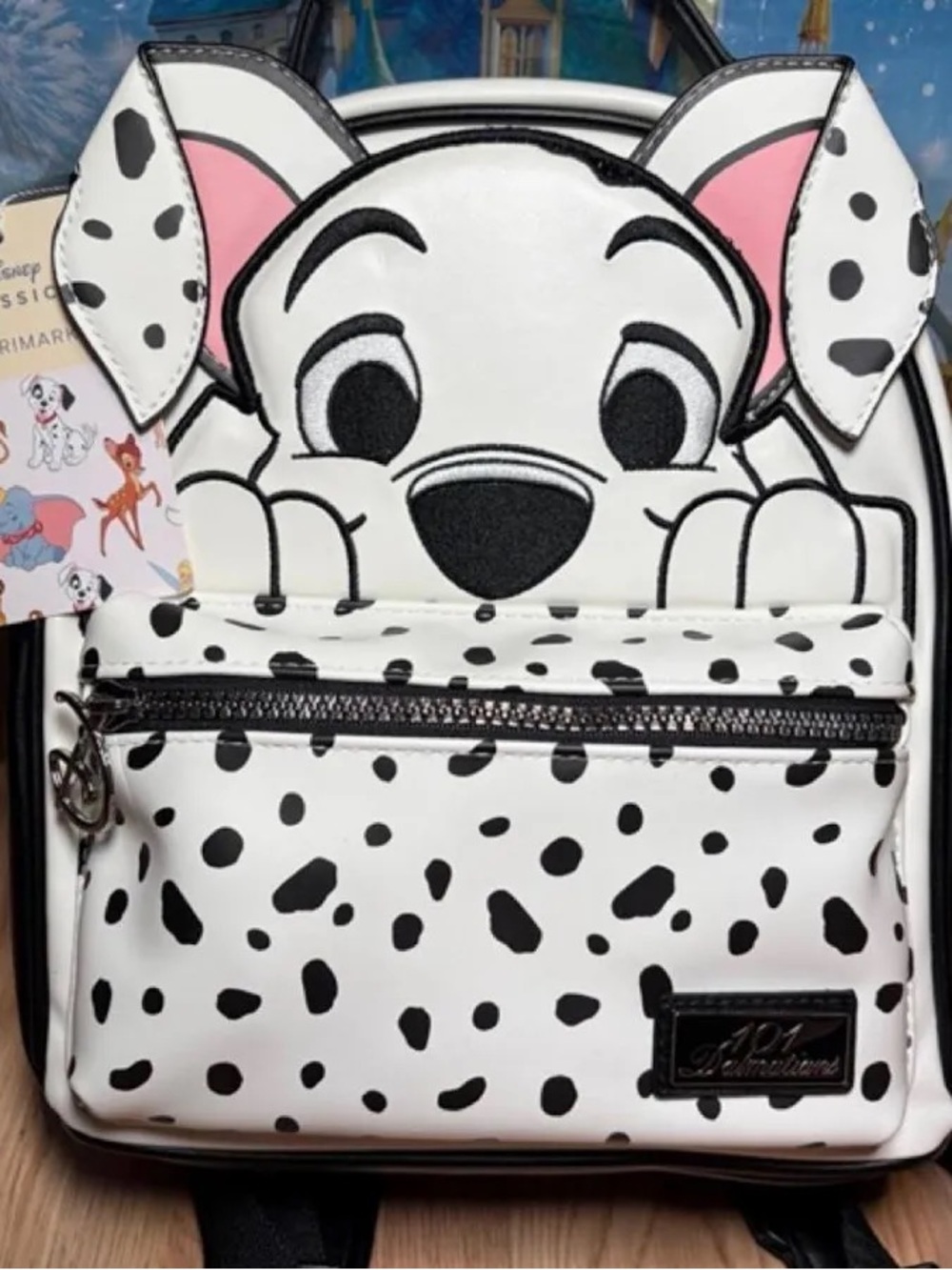 Primark White & Black Dalmatian Puppy Mini Backpack